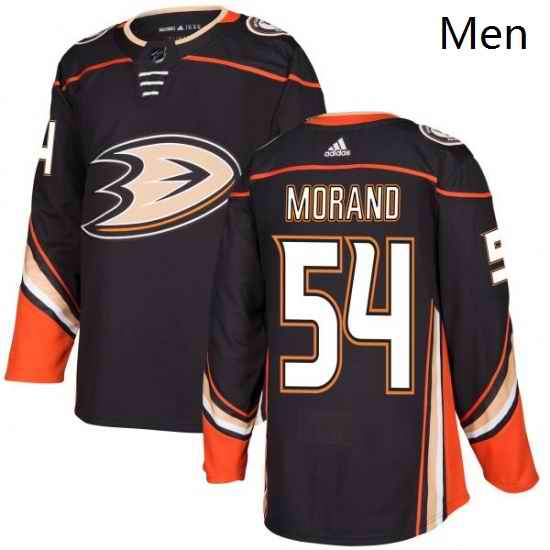 Mens Adidas Anaheim Ducks 54 Antoine Morand Authentic Black Home NHL Jersey
